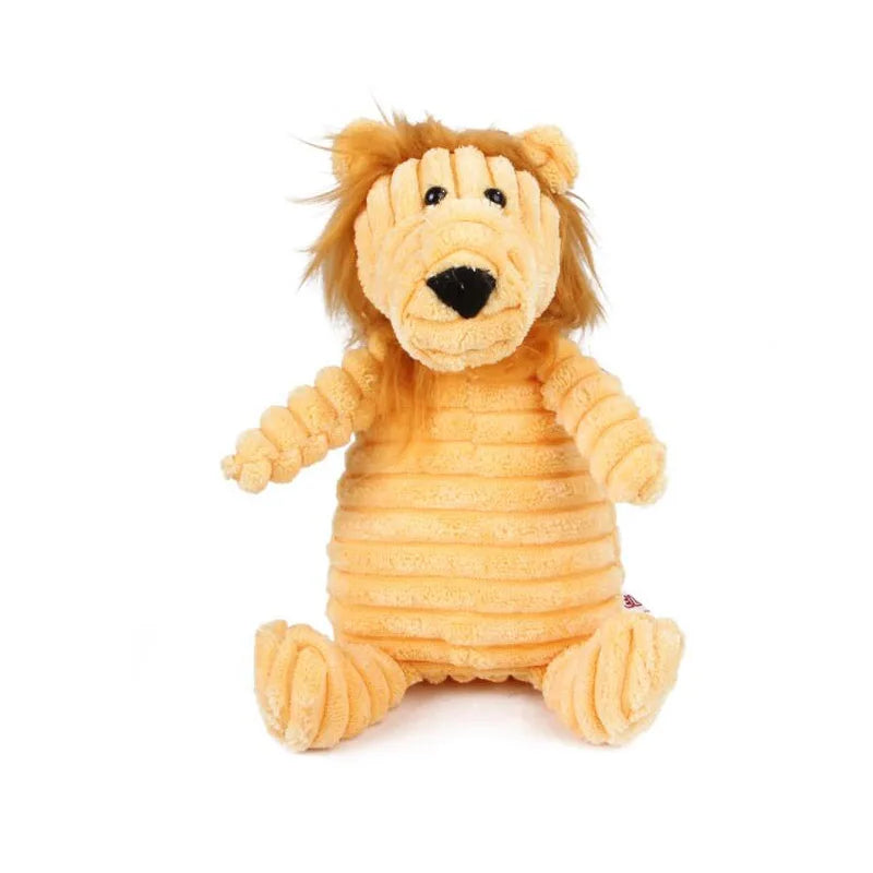 Animal Shape Plush Squeaky Chew Toy