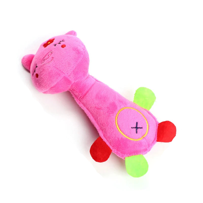Animal-Shaped Squeaky Chew Toy