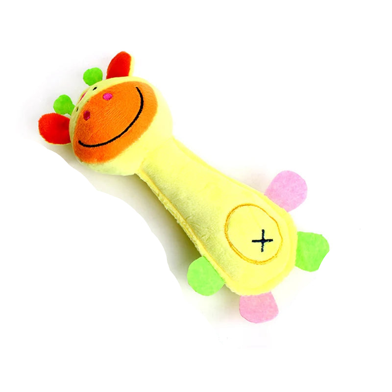 Animal-Shaped Squeaky Chew Toy