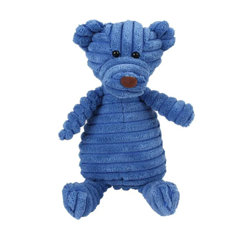 Animal Shape Plush Squeaky Chew Toy