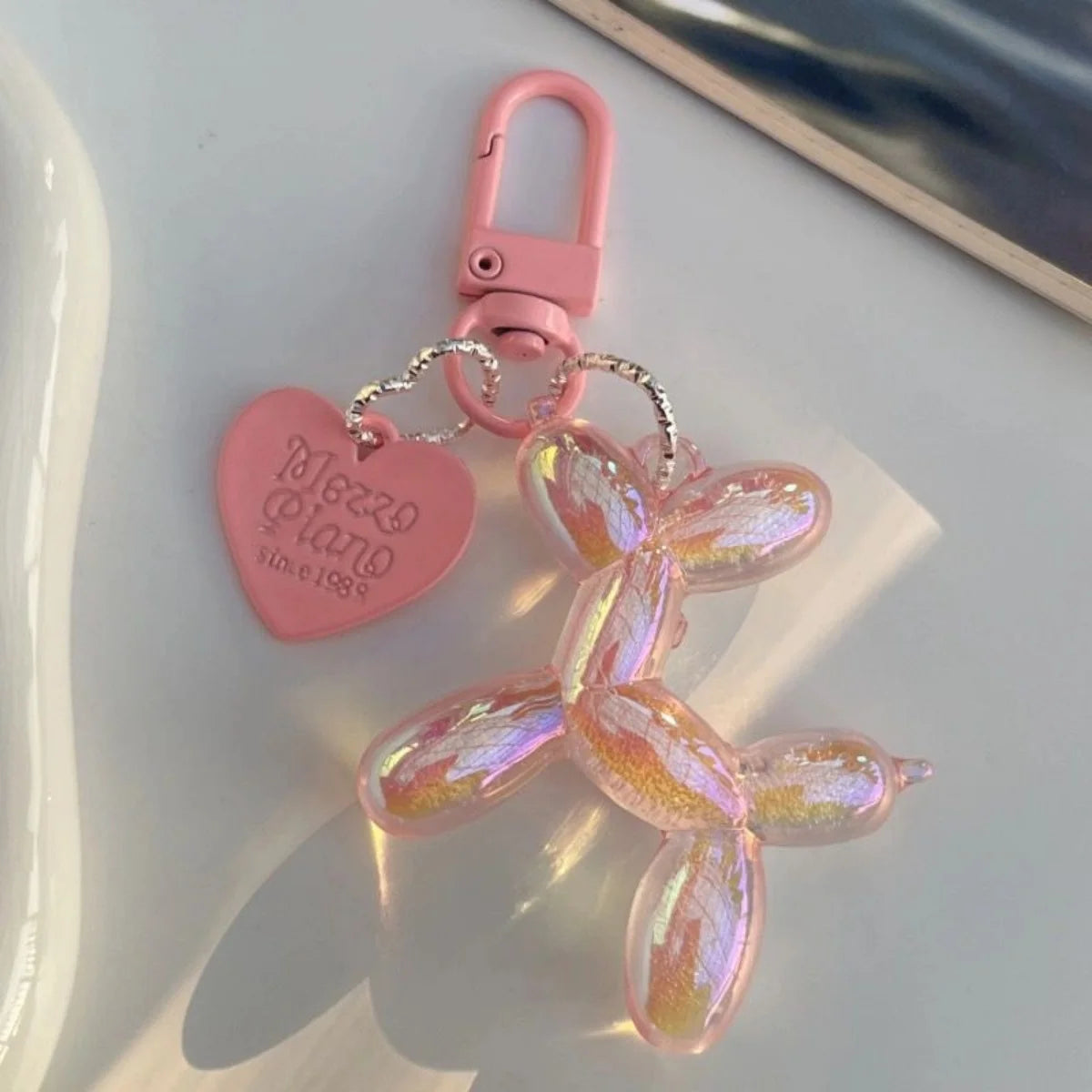 Y2K Balloon Dog Keychain 1