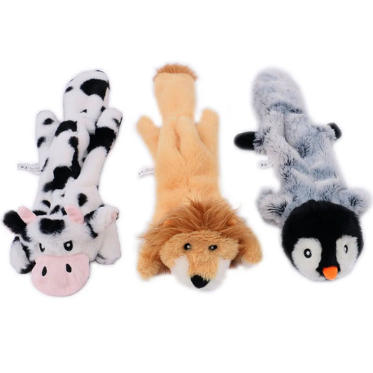 Funny Squeaky Durable Plush Chew & Crinkle Toy