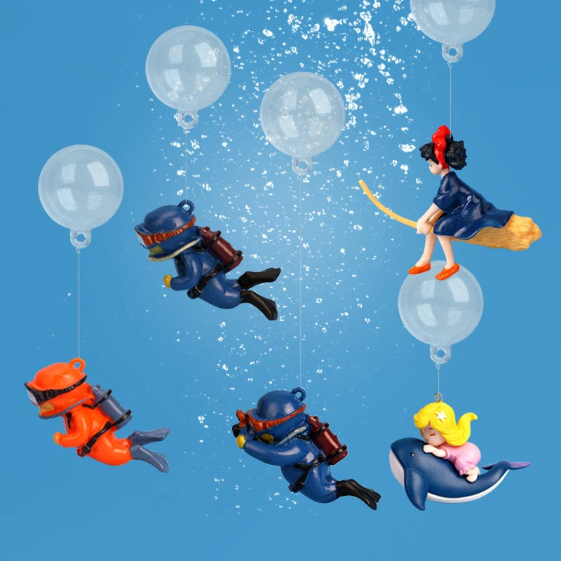 Divers Aquarium Figures 1
