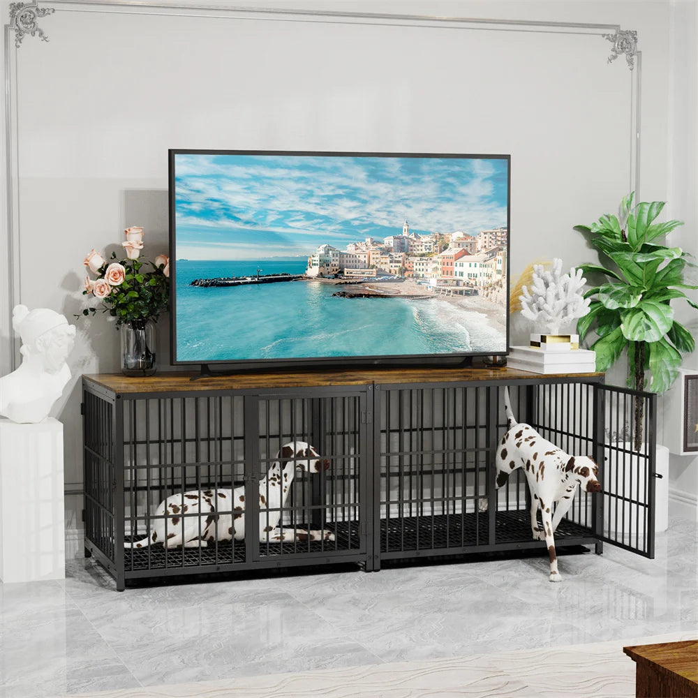 Wooden & Metal House with 3 Doors