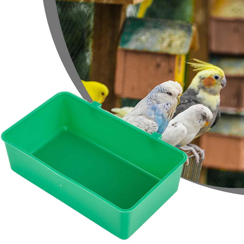 Bird Hanging Plastic Bath 4