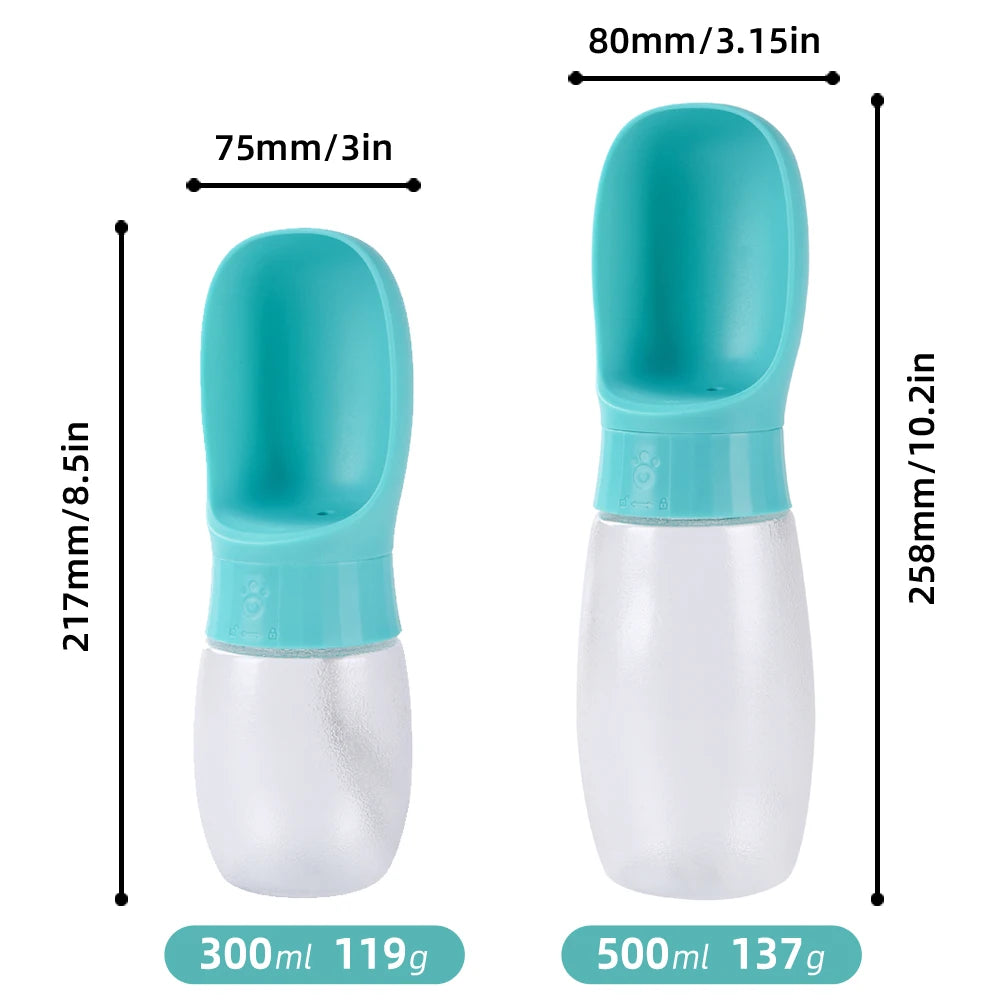 Portable Water Bottle with Bowl