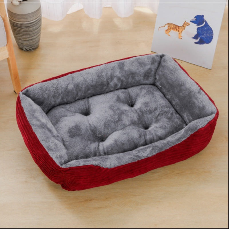 Square Plush Bed 2