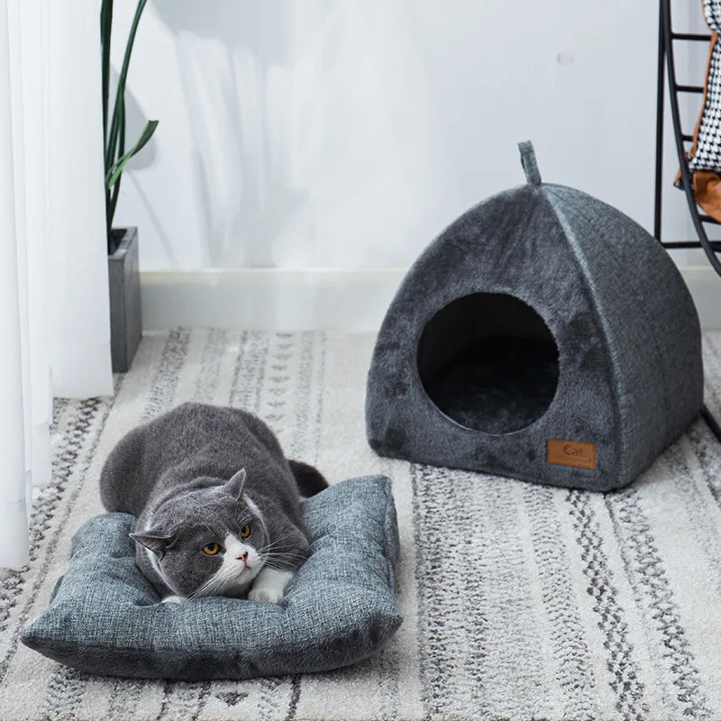 Cozy Cat Cave Bed
