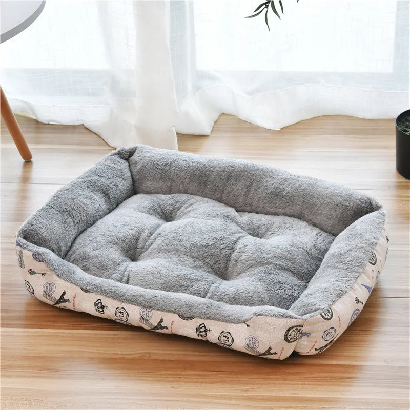 Square Plush Bed 10