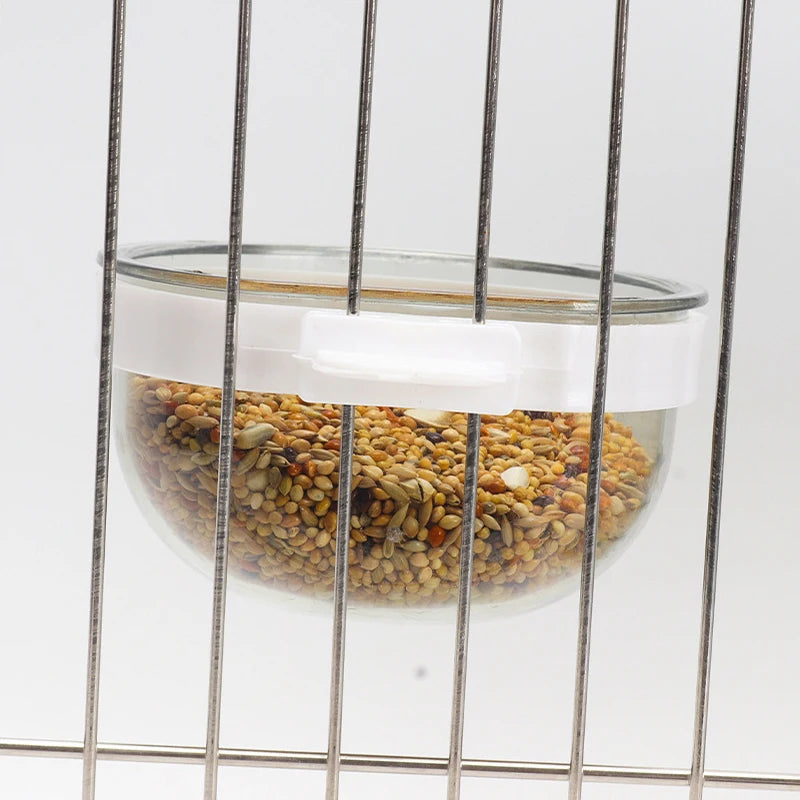 Bird Plastic Feeding Bowl