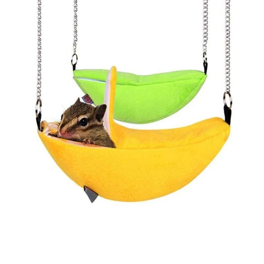 Banana-Shaped Hamster Nest