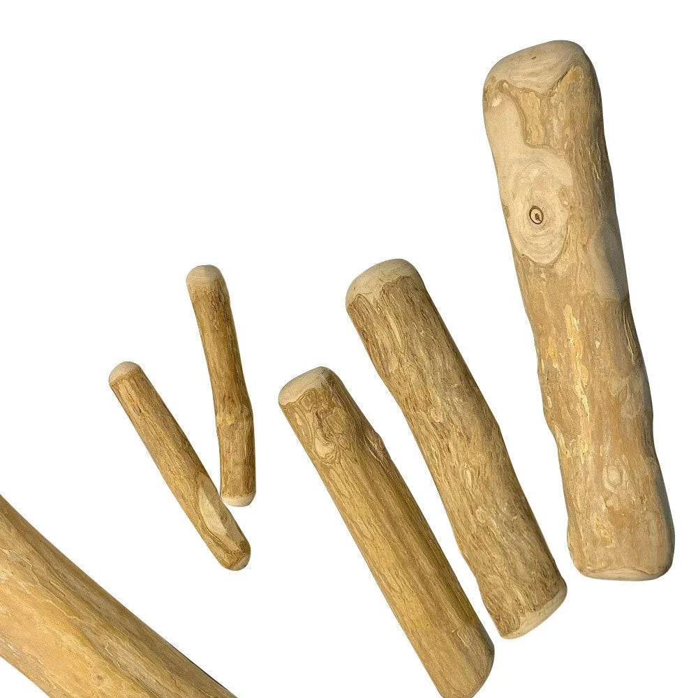Natural Coffee Wood Dog Chew Toy