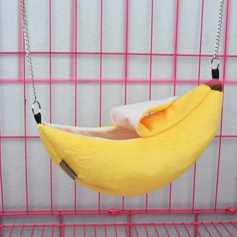 Banana-Shaped Hamster Nest