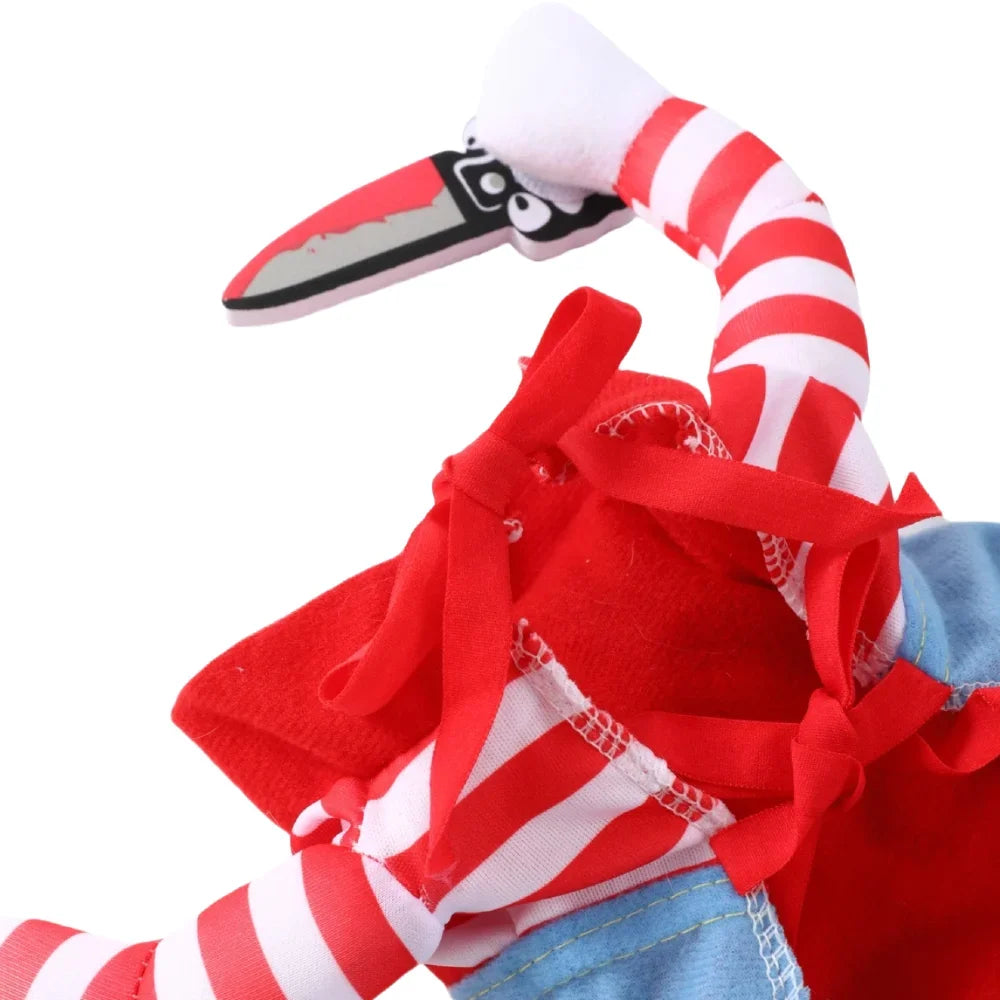 Knife-Holding Costume