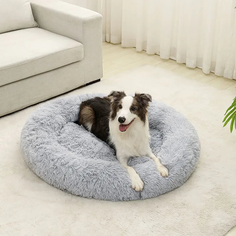 Plush Dog Bed Soft Long Cushion