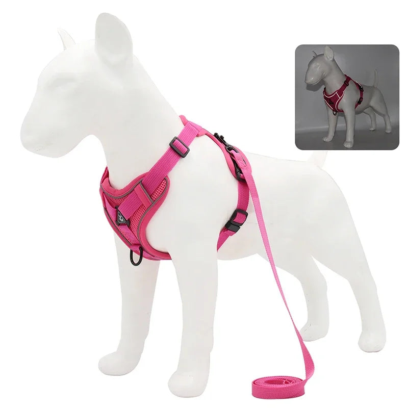 No-Pull Reflective Harness Set