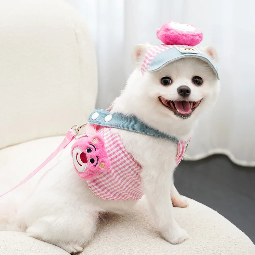 Harness, Leash & Sun Hat Set – 3pcs