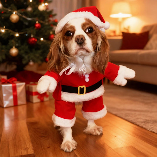 Dog Santa Costume