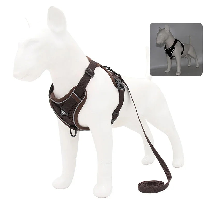 No-Pull Reflective Harness Set