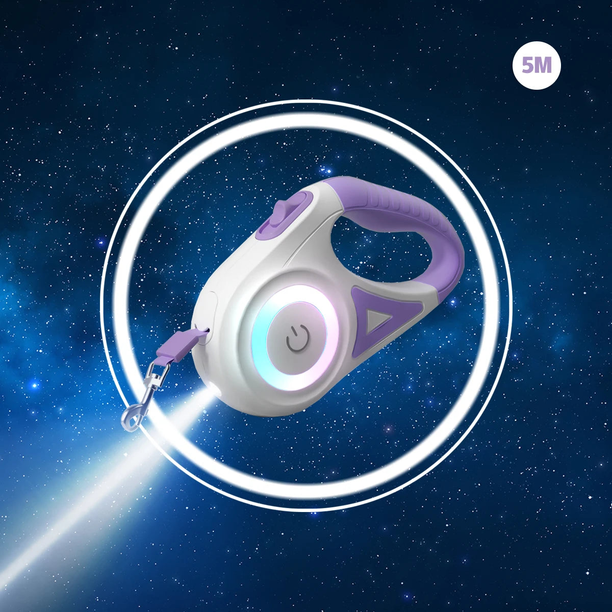 LED Retractable Leash