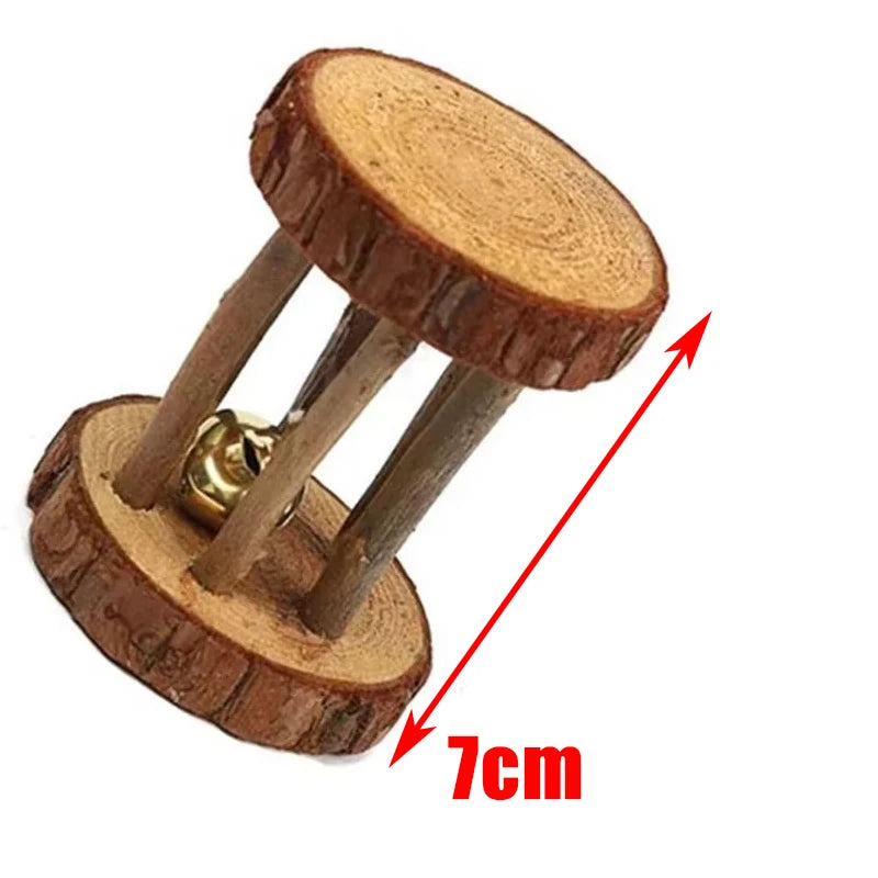 Wooden Roller Chew Toy