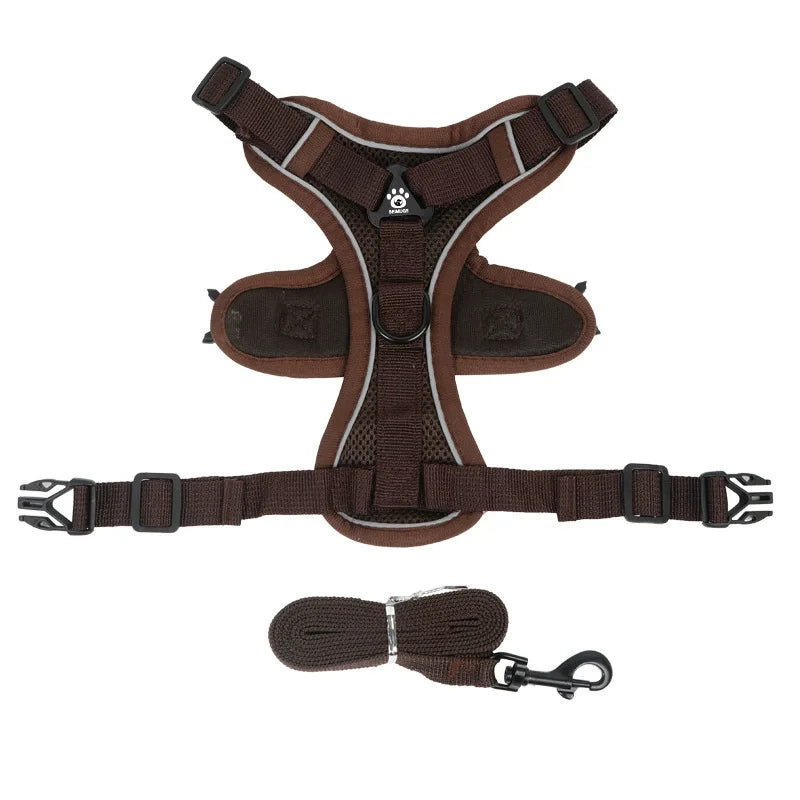 No-Pull Reflective Harness Set