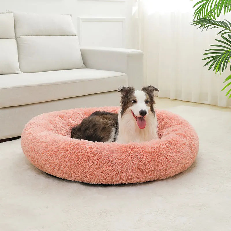 Plush Dog Bed Soft Long Cushion