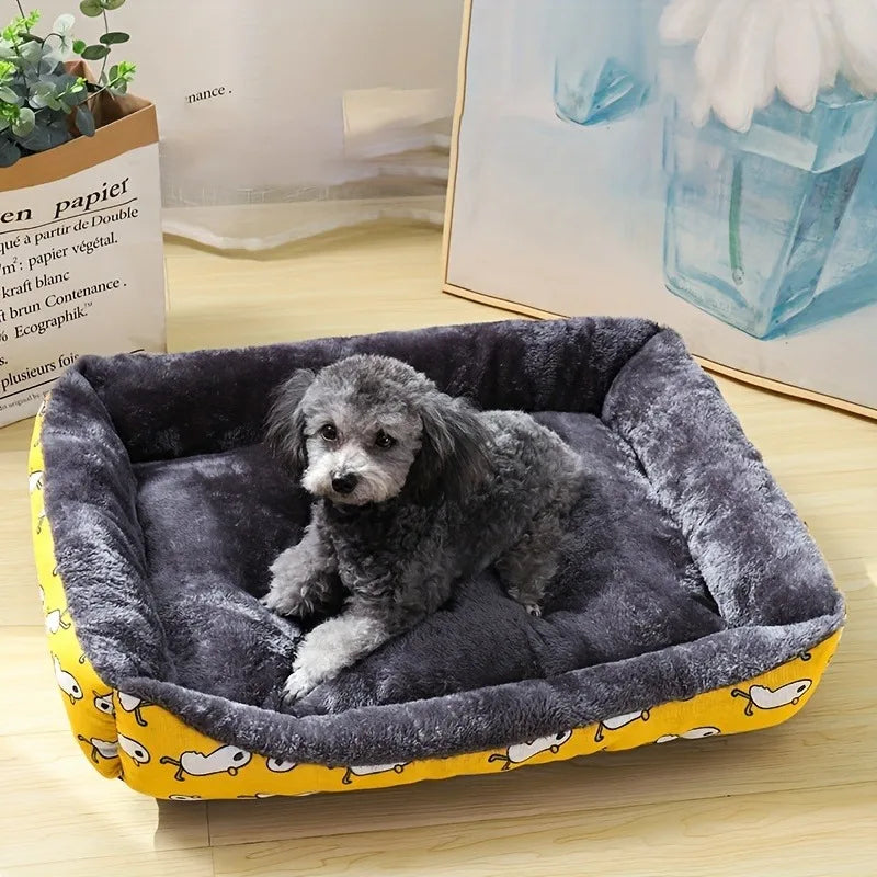 Square Plush Bed 3