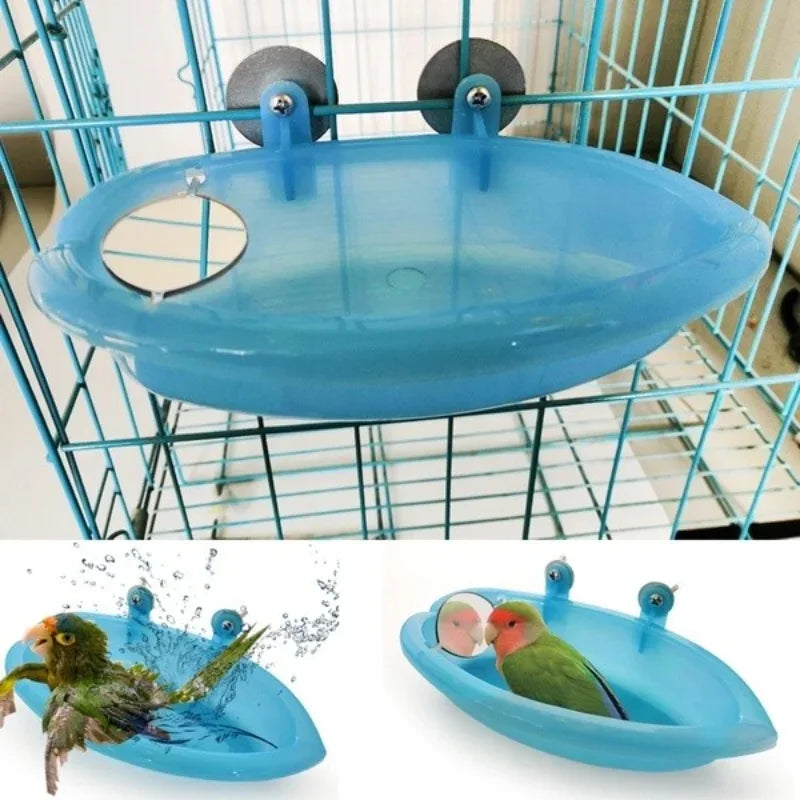 Bird Hanging Plastic Bath 2