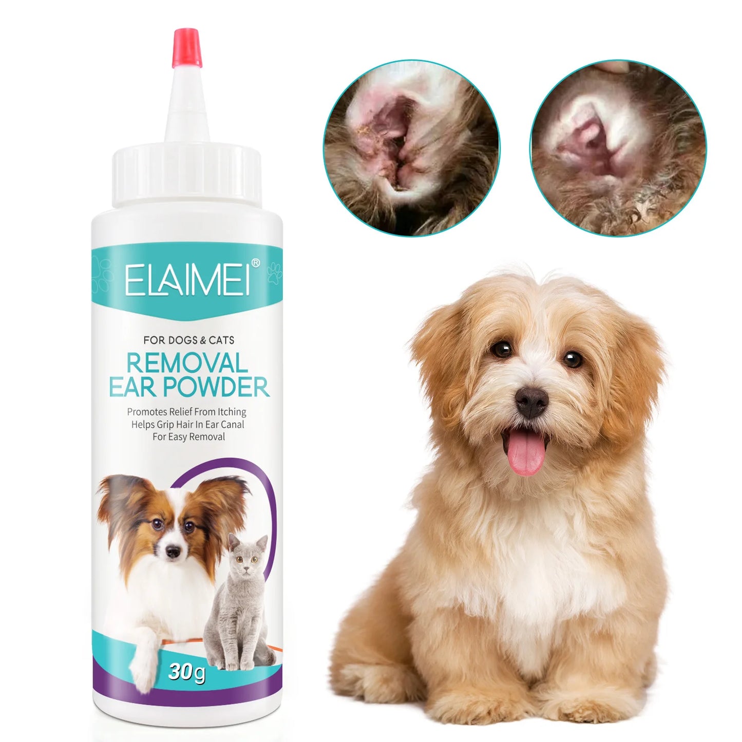 Pet Ear Hair Removal Powder
