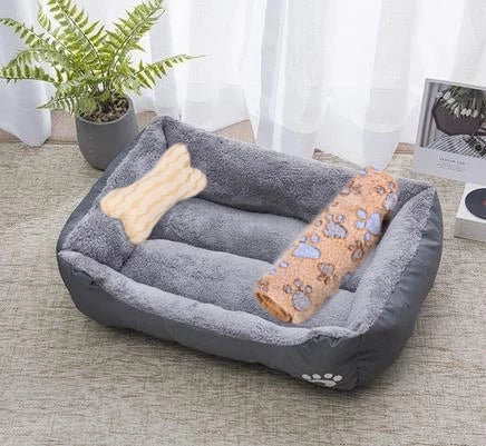 Square Plush Bed 10
