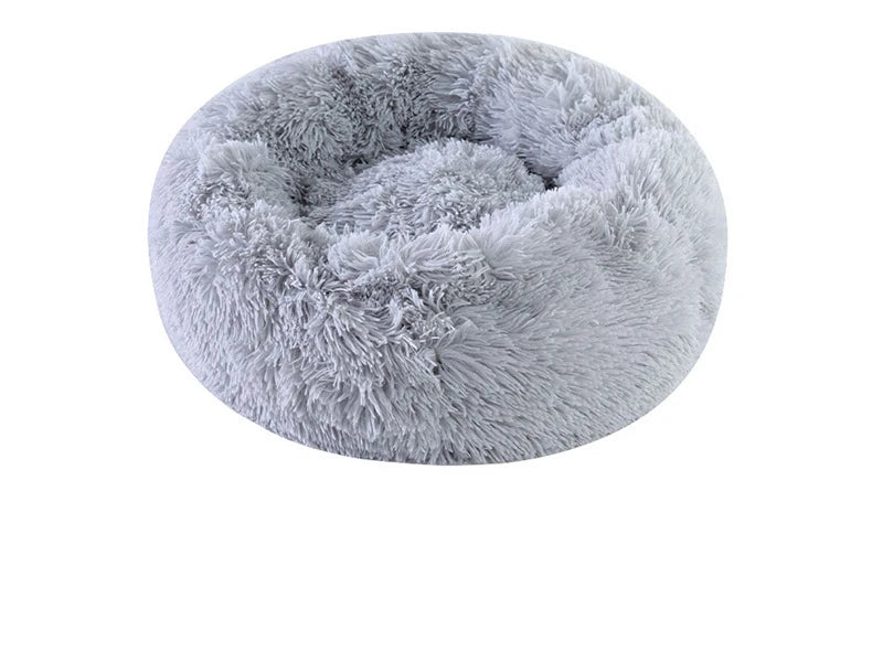 Round Plush Bed