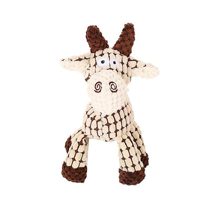 Animal Shape Plush Squeaky Chew Toy