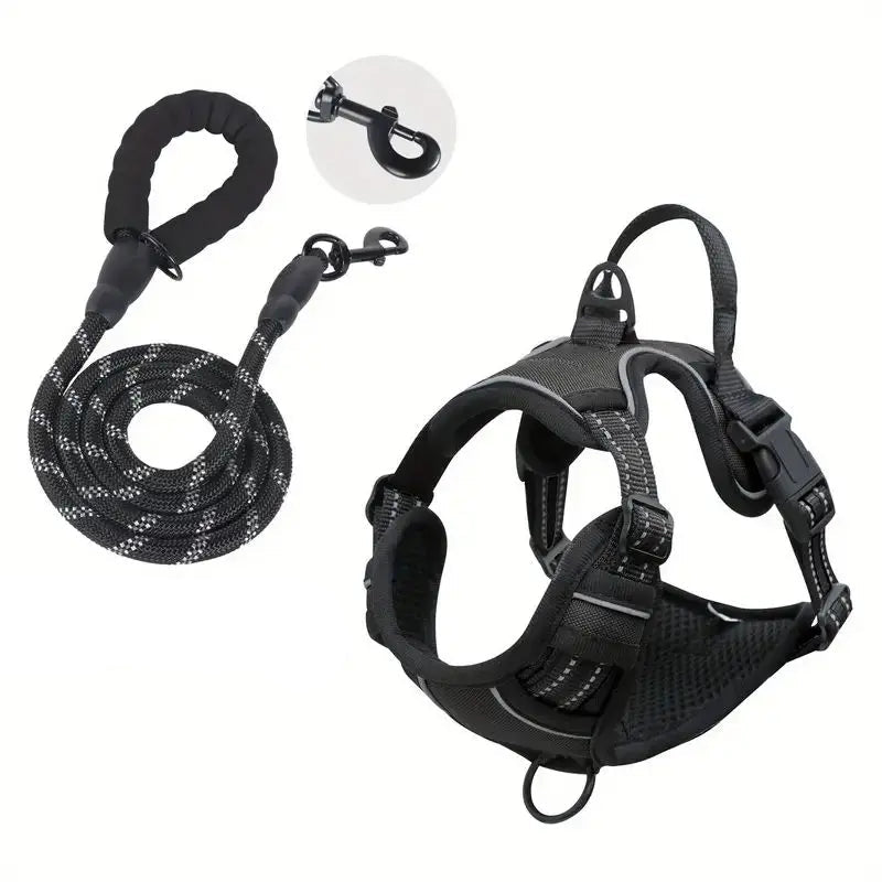 Service Dog Harness – Front Clip, Heavy-Duty & Reflective