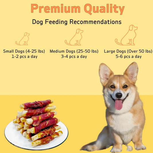 Duck & Milk Dog Treat Sticks