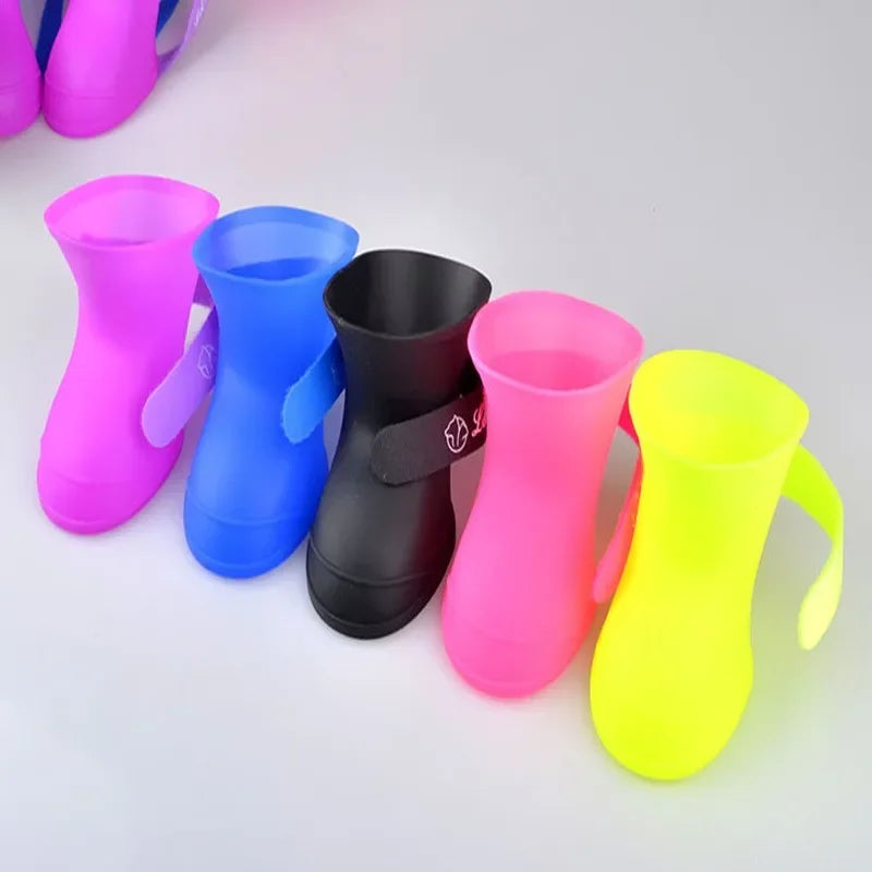 Pet Silicone Rain Shoes