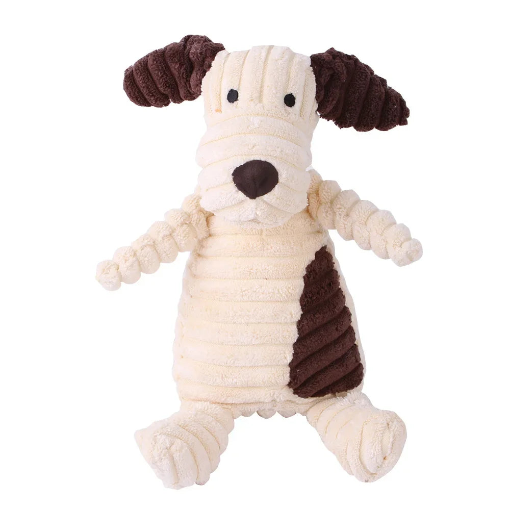 Animal Shape Plush Squeaky Chew Toy