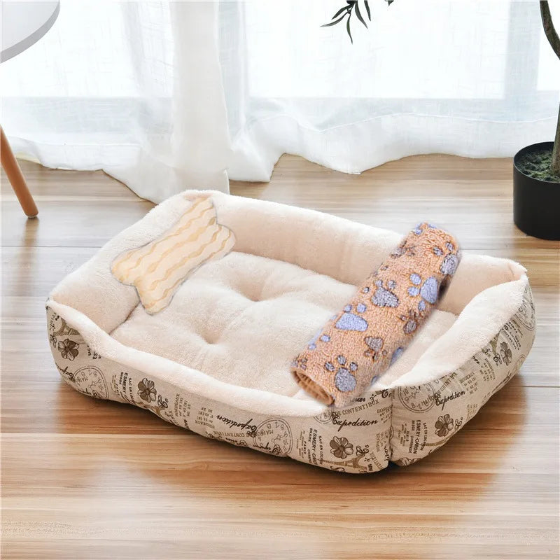Square Plush Bed 10
