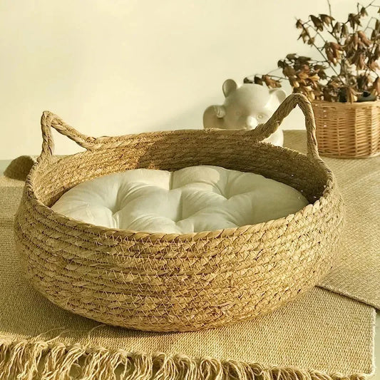 Woven Cat Bed Nest