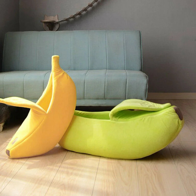 Banana Cozy Cat Mat Beds
