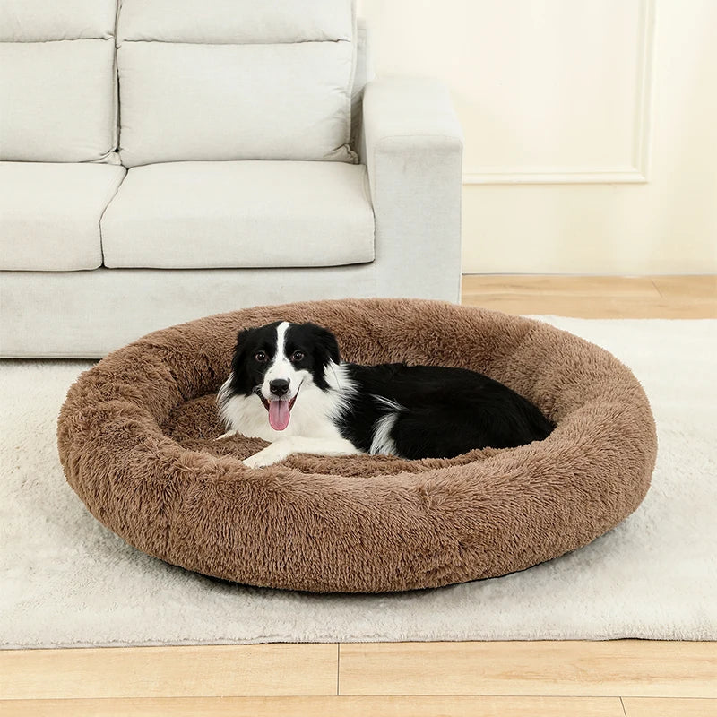 Plush Dog Bed Soft Long Cushion