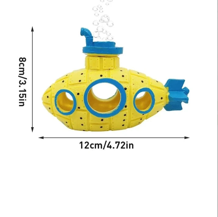 Resin Submarine Aquarium Cave