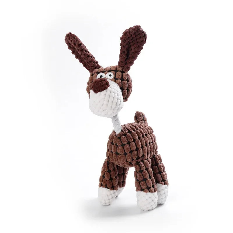 Animal Shape Plush Squeaky Chew Toy