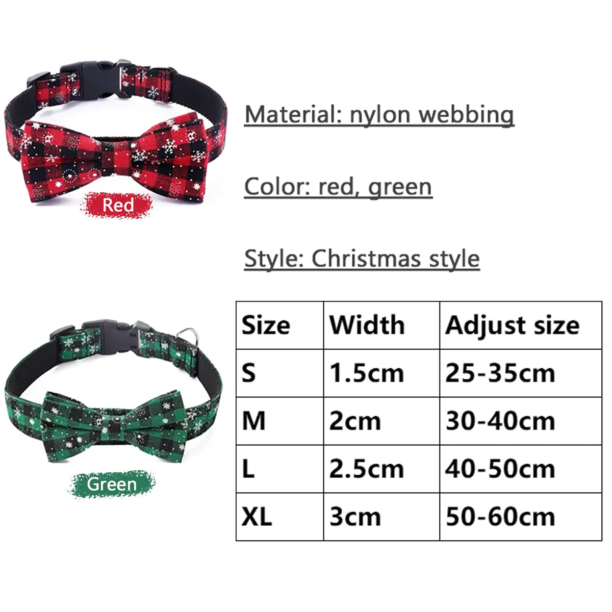 Christmas Dog Collar
