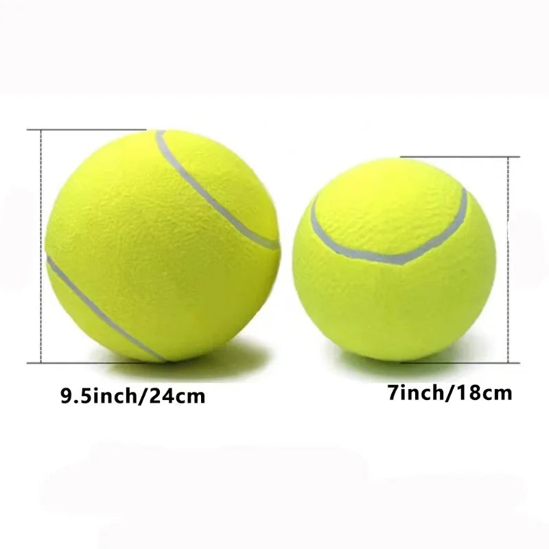 Giant Inflatable Tennis Ball for Dogs