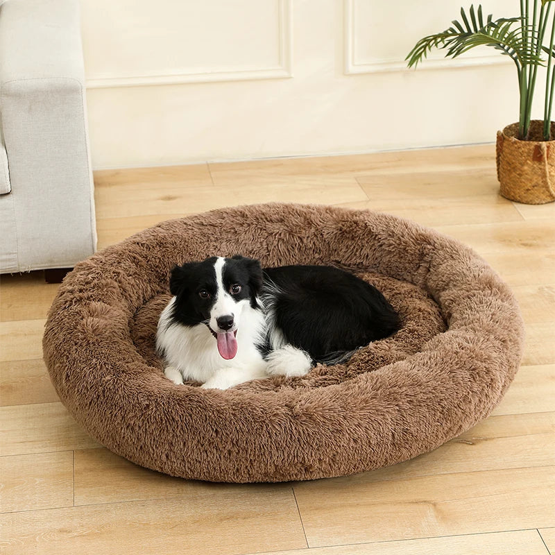 Plush Dog Bed Soft Long Cushion