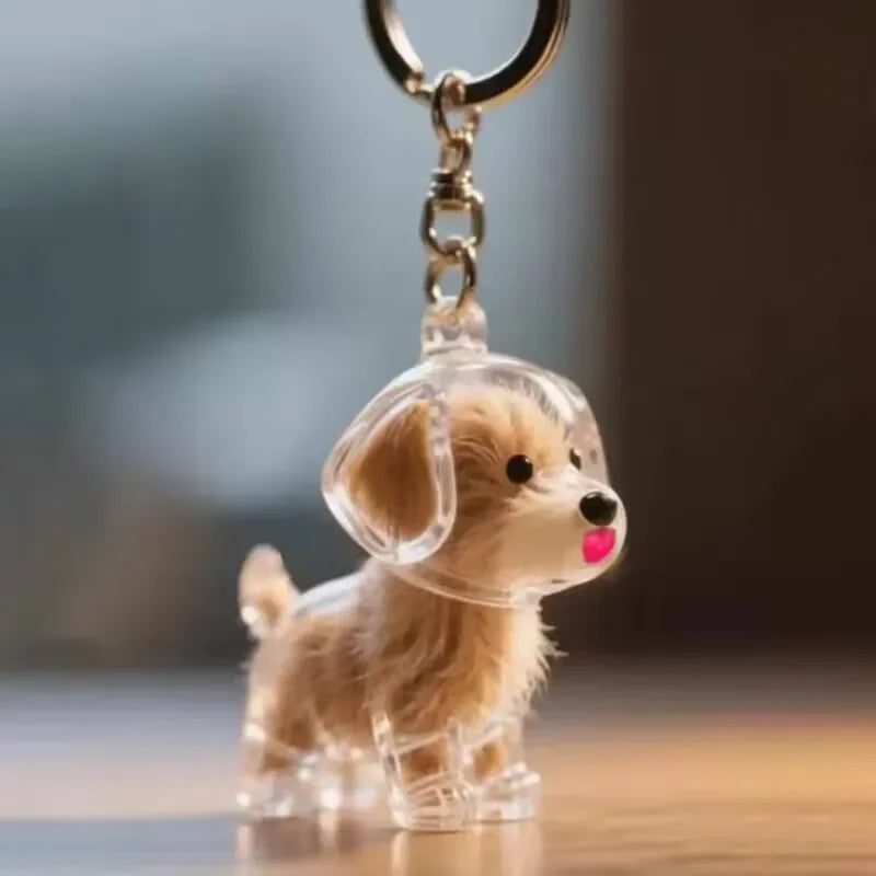 Dog Hair Storage Pendant Keychain 1