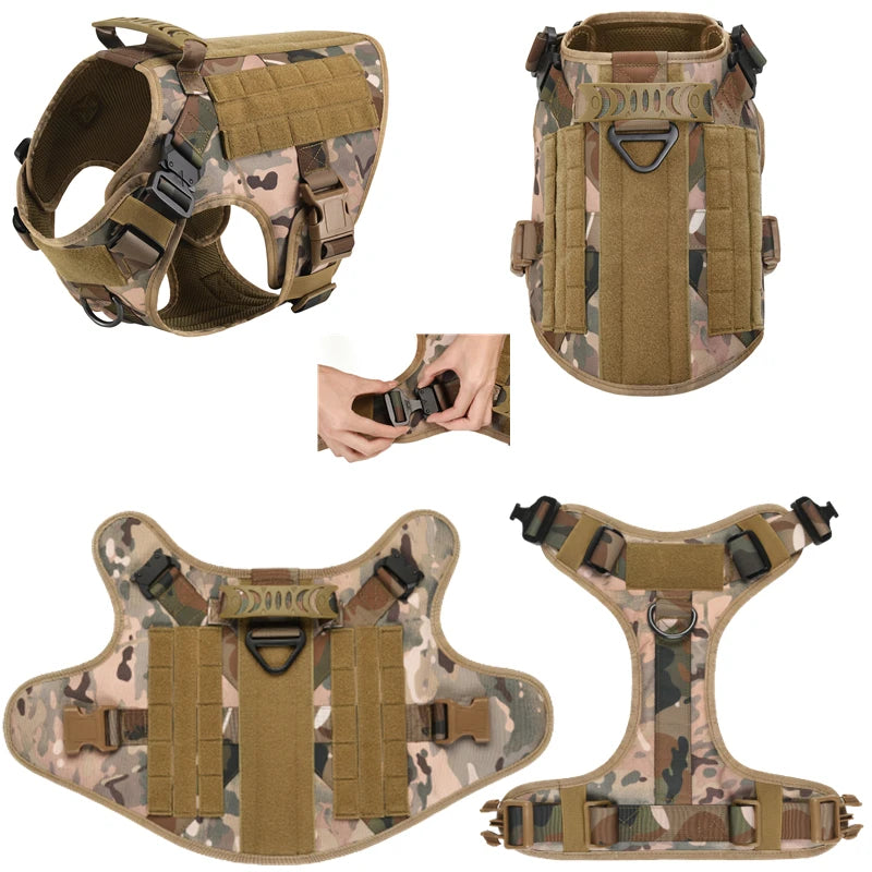 Military Tactical Dog Harness Set 2