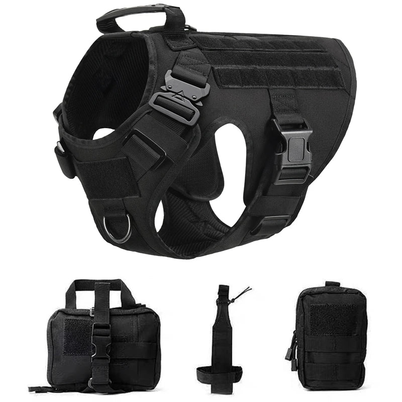 Military Tactical Dog Harness Set 2