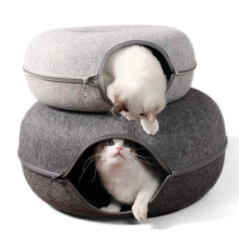 Donut Cat Tunnel Bed